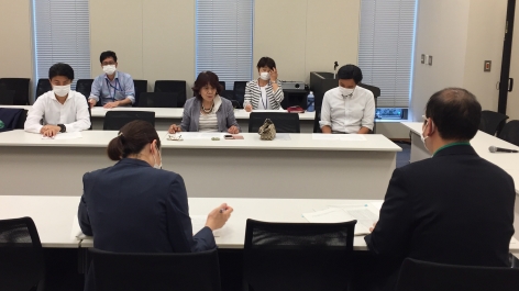 9月2日 新型コロナ禍で宙に浮いたＩＲ基本方針（案）についてヒアリングしました。を開く